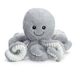 Plush Grey Octopus #PA230