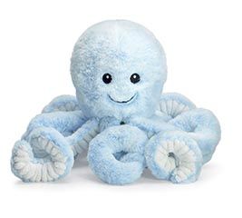 Plush Blue Octopus #PA232