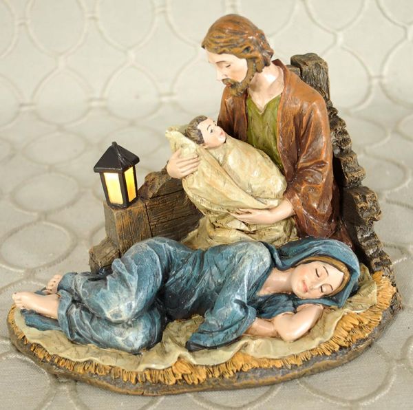 Sleeping Mary, Joseph & Child Figurine #GI1641