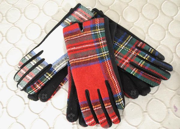 Tartan Plaid Ladies Gloves  - #GI1648