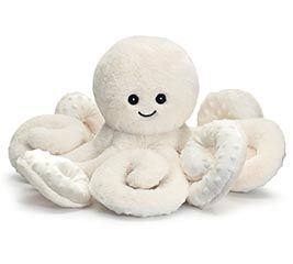 Plush White Large Octopus #PA240