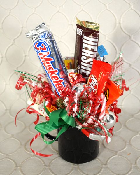 Christmas Candy Arrangement in Mug #GI1657