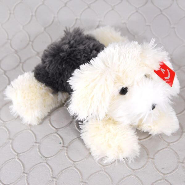 fluffy dog plush