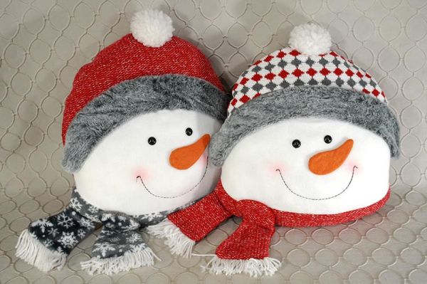 Snowman Accent Pillow #GI1614