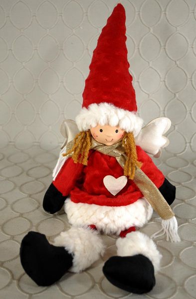 Christmas Girl Angel Shelf-Sitter #GI1626