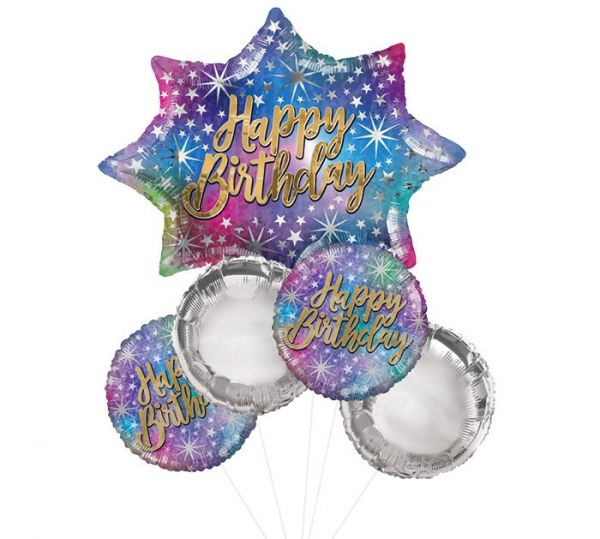 Happy Birthday Sparkle Balloons #158