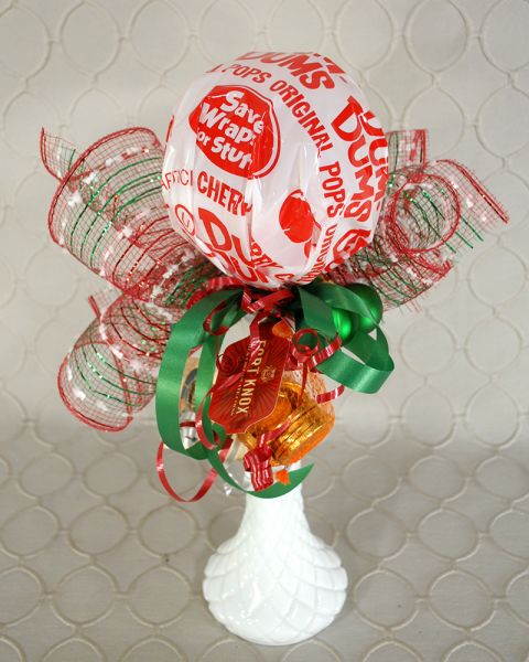 Christmas Candy Arrangement in Vase  #GI1655