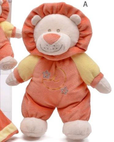 Bell Rattle Plush Lion #PA1450